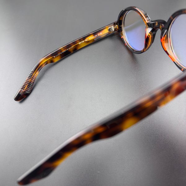 فریم عینک طبی گرد آلبرت وگ مدل S31108-C2-1 مناسب برای صورت گرد و بیضی