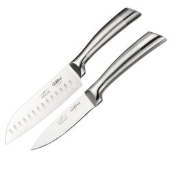 چاقو اشپزخانه جی فی نی کد G-1-SANTAKU مجموعه 2 عددی
