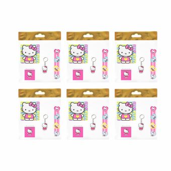 بسته لوازم تحریر مدل مدل 4 تکه چوبی طرح هلو کیتی کد1 مجموعه 6 عددی