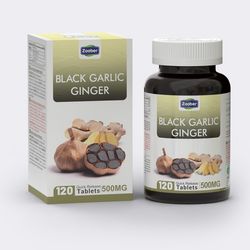 قرص سیر سیاه و زنجبیل زوبر 120 عددی | بهبود مشکلات گوارشی و دفع بلغم