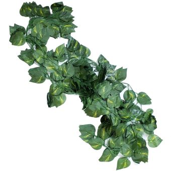 گل مصنوعی مدل ریسه برگ طرح پتوس کد 360 بسته 24 عددی
