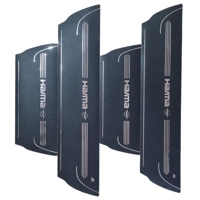 برچسب پارکابی خودرو امیران اسپرت طرح چرم کد 2025016 مناسب برای هایما S5 و S7 مجموعه 4 عددی