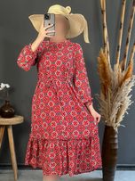 پیراهن حریر یقه گرد 1181