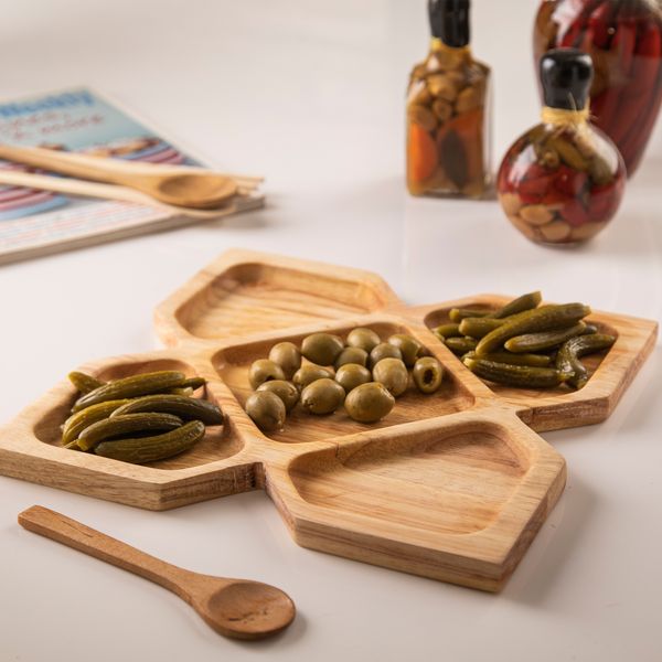 اردو خوری مدل PGT مربع پنج خانه کد 1011