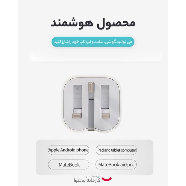 شارژر دیواری 20 وات اپل مدل ZP/A