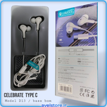 هندزفری با سیم تایپ سی سلبریت مدل D13
