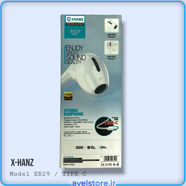 هندزفری XHANZ ER-29 TYPEC