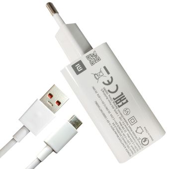 شارژر دیواری شیائومی مدل 22.5 واتی به همراه کابل usb-c سر جعبه - گارانتی دار