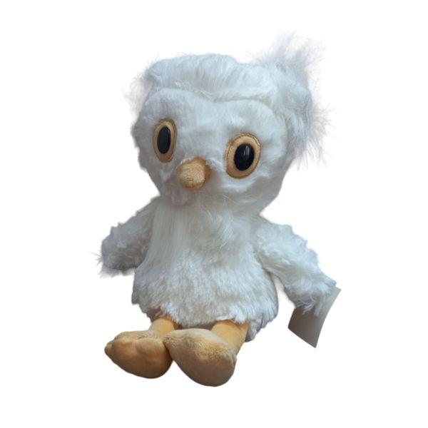 عروسک مدل جغد برفی ارتفاع 25 سانتی متر