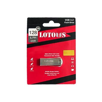 فلش مموری Usb3.2 لوتوس مدل L711 ظرفیت 128 گیگابایت