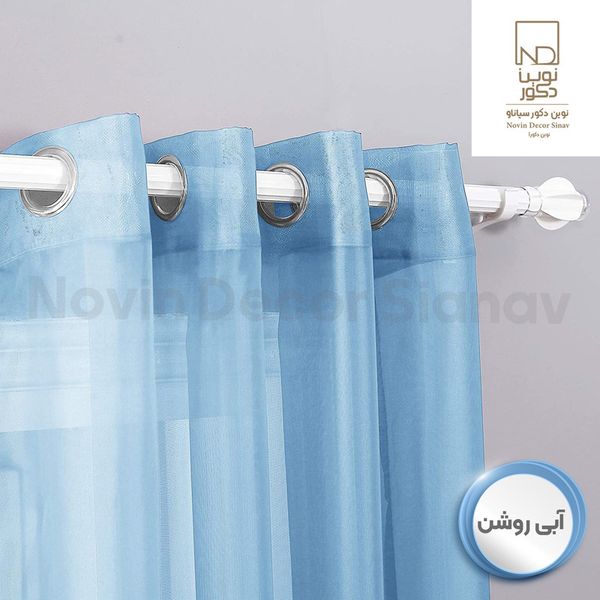 پرده نوین دکور سیاناو مدل حریر کد pb105 سایز 280×140 سانتی متر