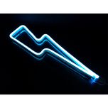 چراغ دیواری مدل نئون فلکسی طرح صاعقه به همراه ریموت کنترل