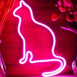چراغ نئونی دیواری طرح گربه کد 03*403