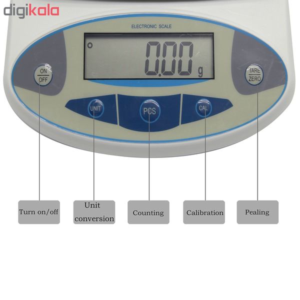 ترازو آزمایشگاهی الکترونیک بالانس مدل 2K001
