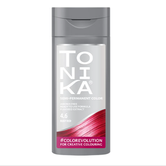 شامپو رنگساژ تونیکا شماره 4.6 رنگ قرمز یاقوتی 150 میل