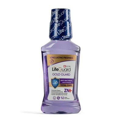 دهانشویه بزرگسال توتال (Gold Guard) برند لایف گارد