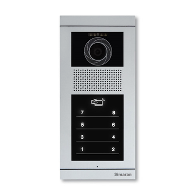 پنل آیفون لمسی تصویری 8 واحدی سیماران