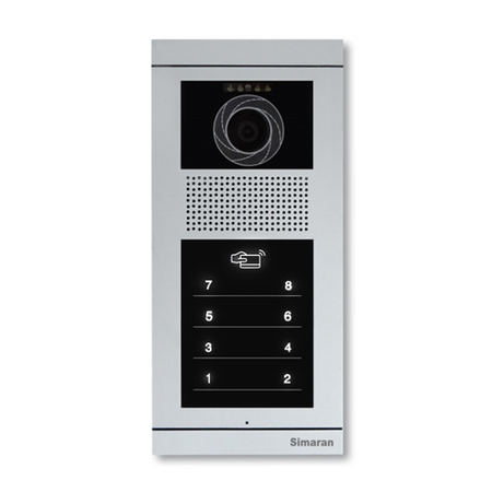 پنل آیفون لمسی تصویری 8 واحدی سیماران