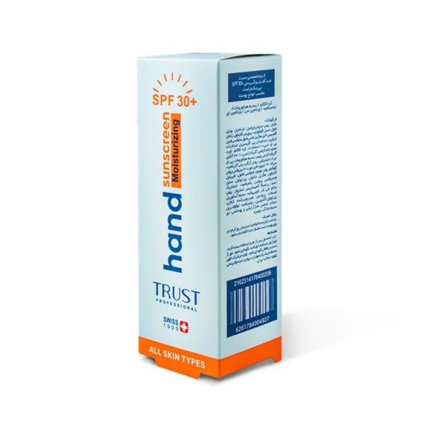 کرم تخصصی دست ضدآفتاب و آبرسان +SPF30 بی رنگ تراست