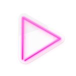 چراغ نئونی دیواری طرح play