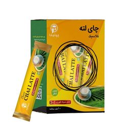 چای لاته کلاسیک بدون شکر پپتینا بسته 10 عددی
