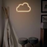 چراغ تزیینی مدل تابلو نئون طرح ابر