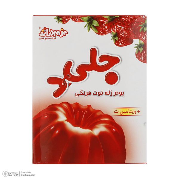 پودر ژله دراژه  میکس - 100 گرم بسته 12 عددی