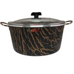 سرویس قابلمه و تابه گرانیتی 12 پارچه ماموت مدل سنگی