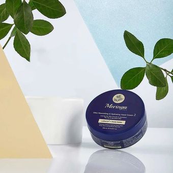 کرم دست فوق مغذی و آبرسان مورینگا اِمو مدل 2 پوست خشک و حساس کاسه‌ای 250 میلی‌لیتر