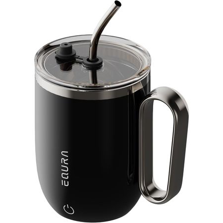 ماگ همزندار خودکار EURA E-015 ظرفیت 420ml | لیوان برقی قهوه