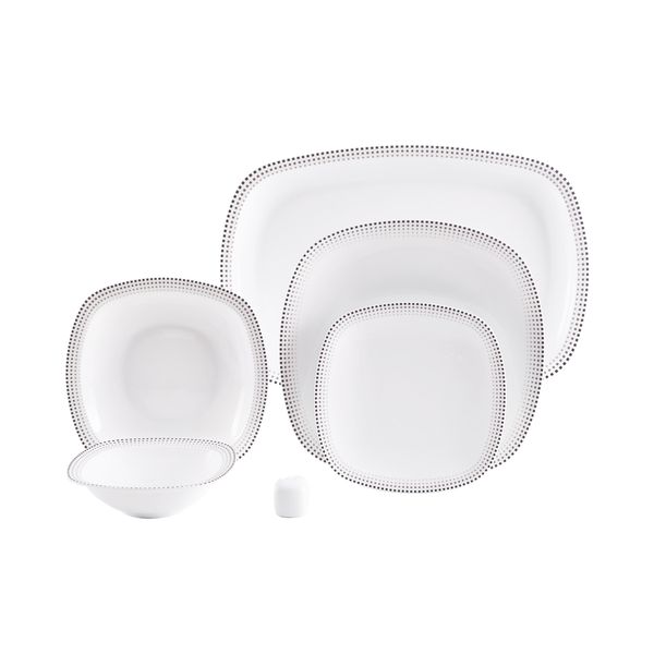 سرویس غذاخوری 27 پارچه 6 نفره چینی زرین ایران مدل Mon Belan