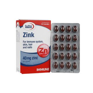 کپسول زینک 40 میلی‌گرم یوروویتال تقویت مو، ناخن و پوست، افزایش رشد قدی، تقویت سیستم ایمنی، بهبود اشتها، حفظ سلامت سلول‌های *485
