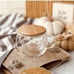 لیوان دمنوش درب بامبو