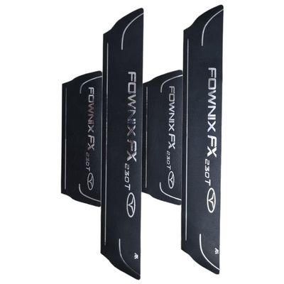 برچسب پارکابی خودرو امیران اسپرت طرح چرم کد 2025066 مناسب برای فونیکس FX 230T مجموعه 4 عددی