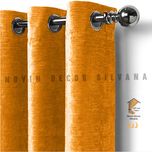 پرده نوین دکور سیلوانا مدل مخمل شانل 3 سایز 280 × 300 سانتی متر 