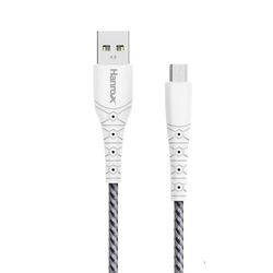 کابل تبدیل USB به microUSB هانروکس مدل C10 طول 1 متر