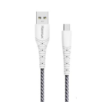 کابل تبدیل USB به microUSB هانروکس مدل C10 طول 1 متر
