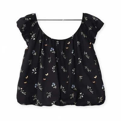 بلوز آستین کوتاه یقه گرد زنانه مدل MDS-K-CH6168