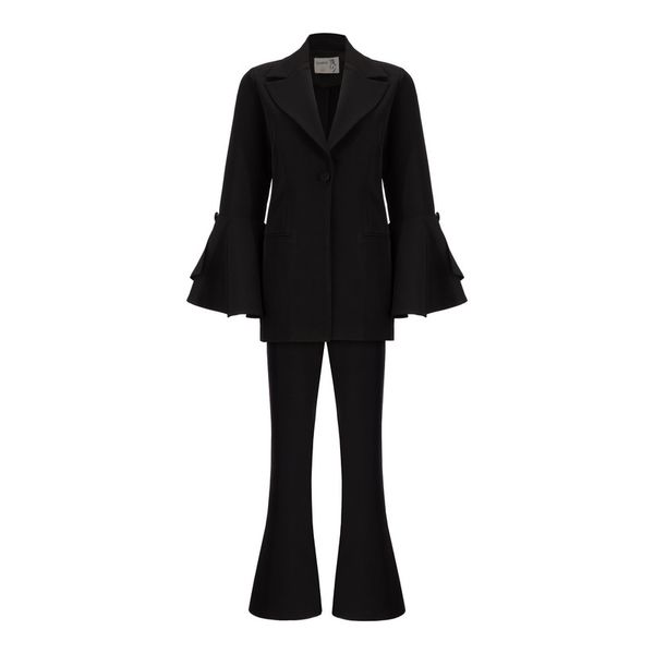 ست کت و شلوار زنانه السانا مدل برگین کد 137401