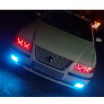 حلقه نئون مدل قرمز مناسب برای سمند مجموعه چهار عددی