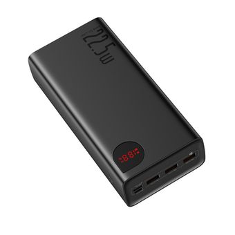 پاوربانک بیسوس مدل Adaman 22.5W ظرفیت 40000 میلی آمپر ساعت