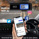 دوربین ثبت وقایع خودرو اتوویژن مدل OK309-4K+WiFi به همراه دوربین عقب
