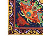 رومیزی مدل مخمل طرح کاشی کد 129