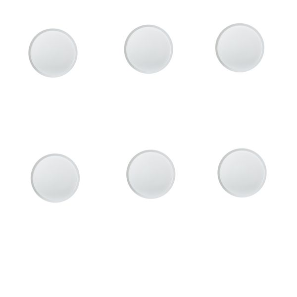 پیش دستی زی مدل دسر خوری فرم اس 15 سفید درجه عالی بسته شش عددی