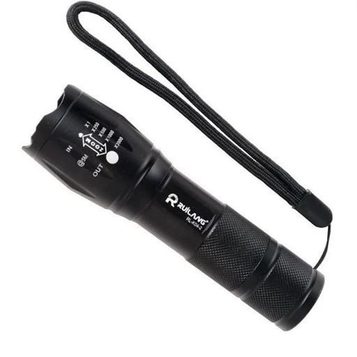 چراغقوه LED شارژی با 3 حالت نوردهی و شارژ USB