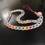 آویز موبایل مدل زنجیر رنگی