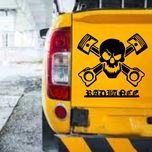 برچسب بدنه خودرو طرح skull کد S01