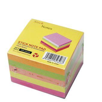 کاغذ یادداشت چسب دار استیک نوت پد کد 007 بسته 10 عددی