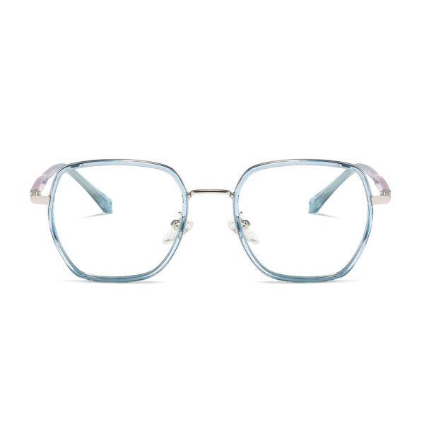 فریم عینک طبی چند ضلعی مدل TJ802C120P81 مناسب برای صورت گرد و بیضی