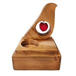 شمعدان مدل چوبی طرح مرغ آمین